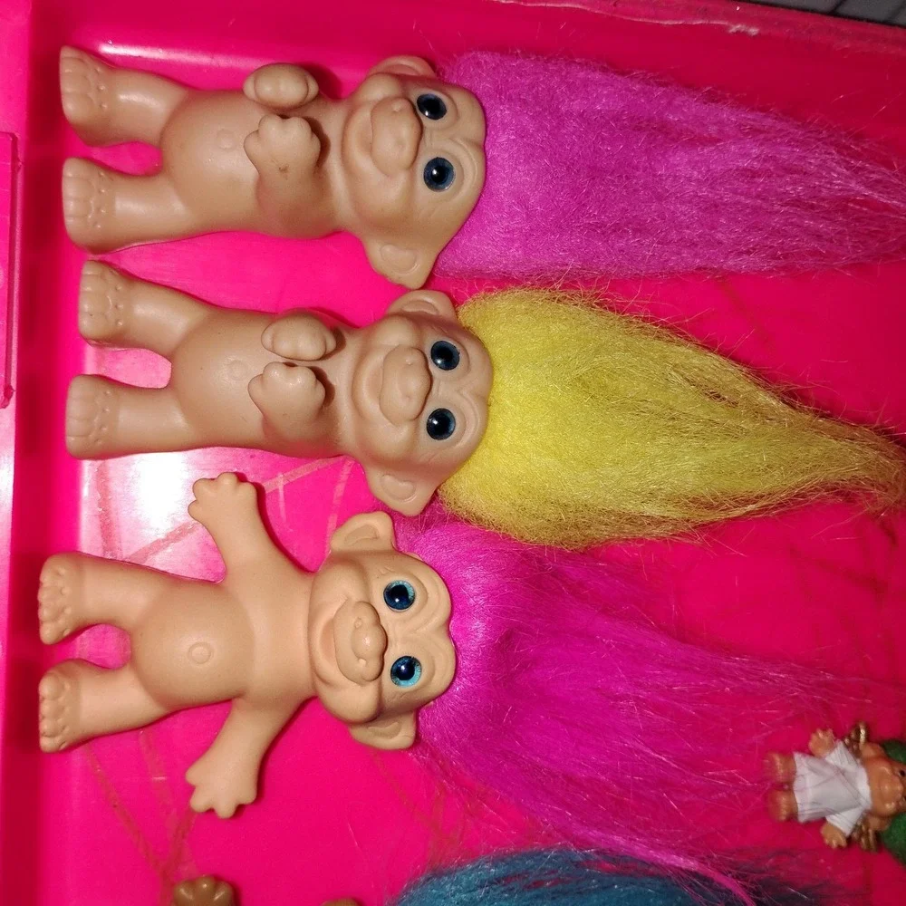 Vintage Troll Dolls‎ 90s Russ VTG Trolls  Lot Of 13 Angels Keychain Shorts